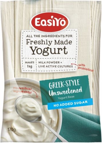 Greek Style Unsweetened No Added Sugar Yogurt Powder - 170g