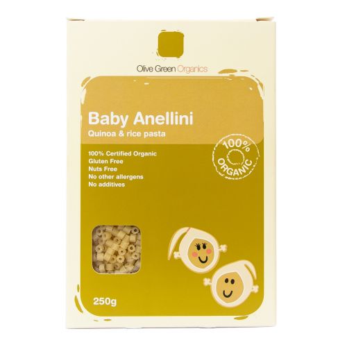 Baby Pasta Anellini Quinoa & Rice 250g 