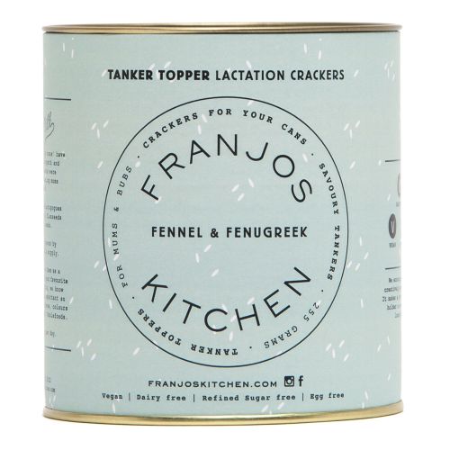 Fennel and Fenugreek Tanker Topper Lactation Crackers 280g