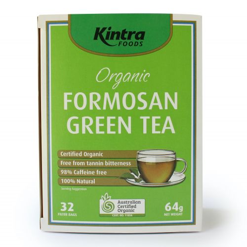 Organic Formosan Green Tea - 32 Tea Bags 64g