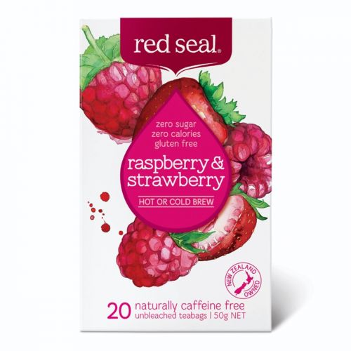 Raspberry & Strawberry Hot or Cold Brew Tea - 20 Teabags