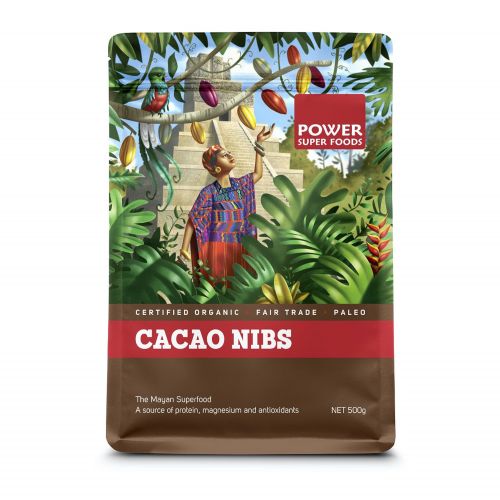 Organic Raw Cacao Nibs - 500g