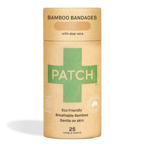 PATCH Bamboo Bandage Strips Aloe Vera 25 Pack