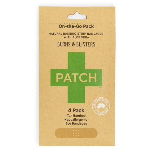 PATCH Bamboo Bandages On-The-Go Aloe Vera 4 Pack