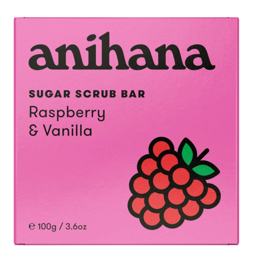 Sugar Scrub Bar Raspberry & Vanilla 100g