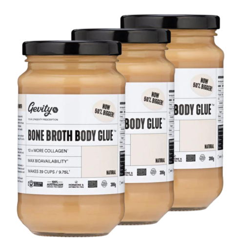 Bone Broth Body Glue Natural 390g 3 Pack