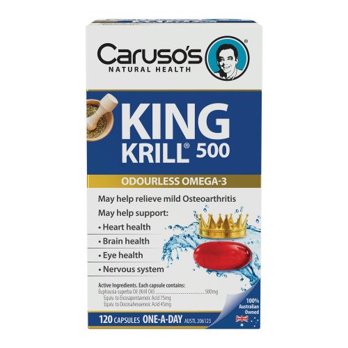 King Krill 500mg 120 Capsules