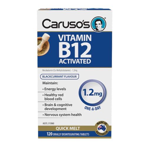 Vitamin B12 Activated Melt 1.2mg 120T