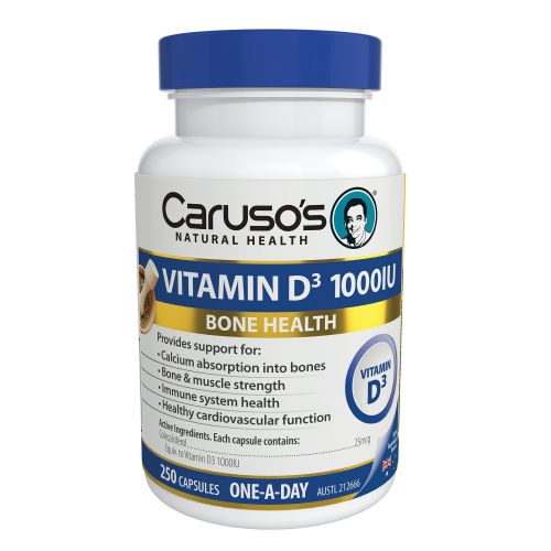 Vitamin D3 1000IU 250 Capsules