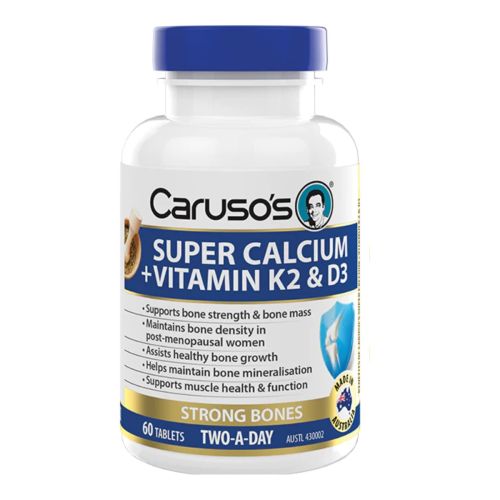 Super Calcium Vitamin K2 and D3 60T