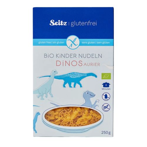 Sietz Organic Kids Pasta Gluten Free Dinos 250g