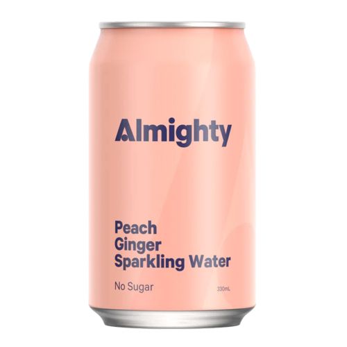 Peach and Ginger Sparkling Water 330ml