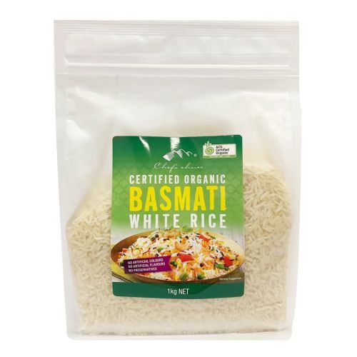 Organic Basmati White Rice 1kg