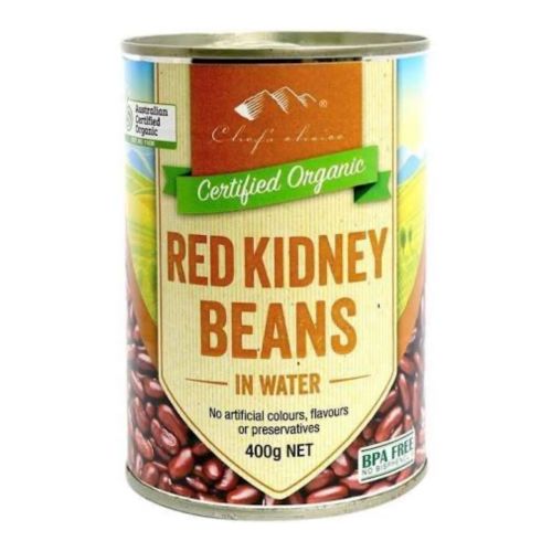 Certified Organic Red Kidney Beans 400g