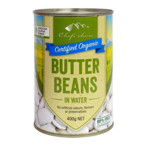 Certified Organic Butter Beans 400g