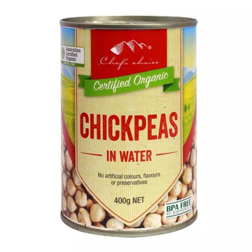 Certified Organic Chickpeas 400g