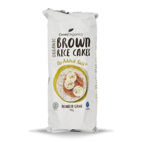 Brown Rice Cakes No Added Salt 110g