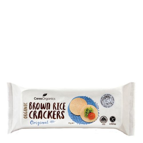 Brown Rice Crackers 115g