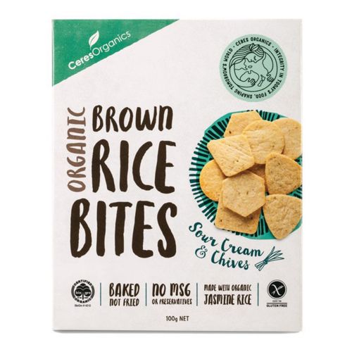 Rice Bites Sour Cream & Chives 100g