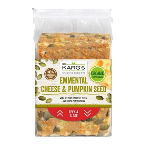 Crispbread Emmental Cheese & Pumpkin Seed 200g