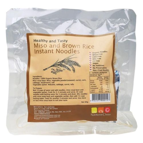 Instant Brown Rice Noodles Miso 60g