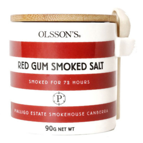 Red Gum Smoked Salt Glass Jar 90g