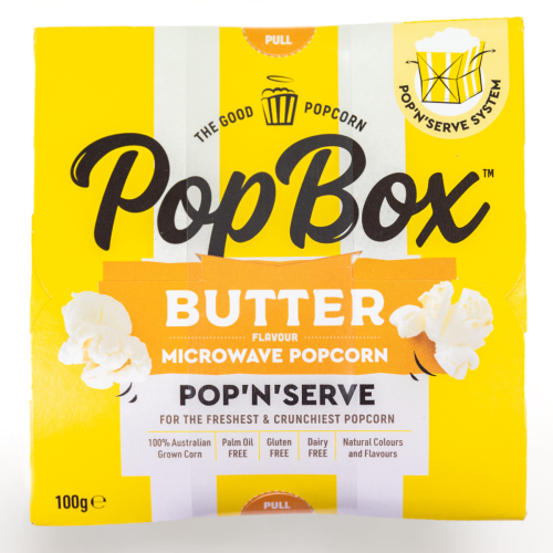Microwavable Popcorn Butter 100g