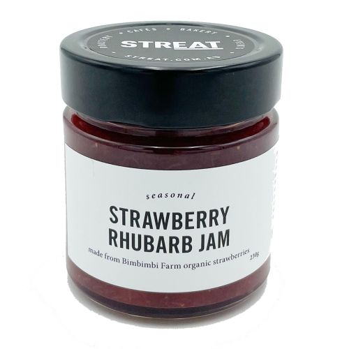 Strawberry & Rhubarb Jam 250g