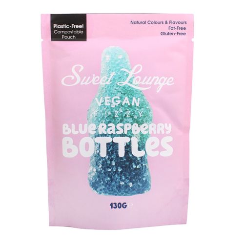 Vegan Fizzy Blue Rapsberry Bottles 130g