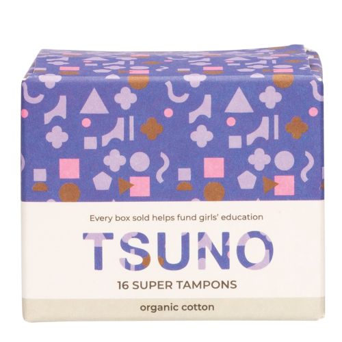 Organic Cotton Tampons Super 16 Pack