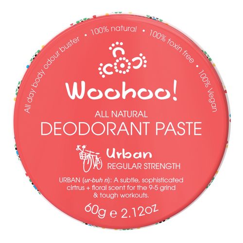 Natural Deodorant Paste Urban Regular Strength 60g