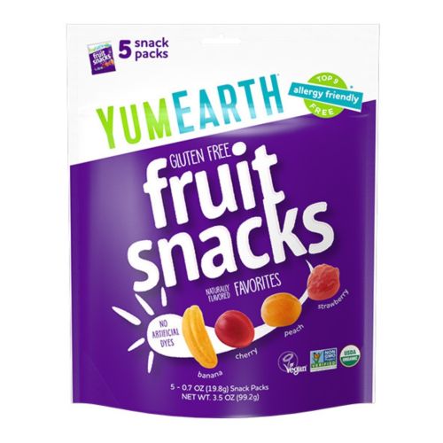 Organic Vegan Fruit Snack Packs 99g (5x19.8g)